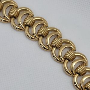 Vintage Trifari Gold Linked Bracelet